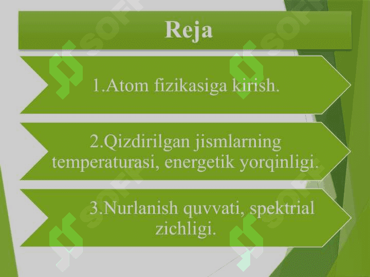 Issiqlik nurlanish qonunlari 2
