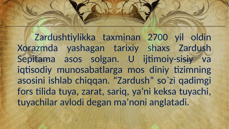 ZARDUSHTIYLIK DINI 2