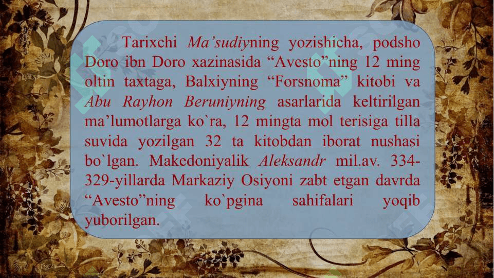 ZARDUSHTIYLIK DINI 4