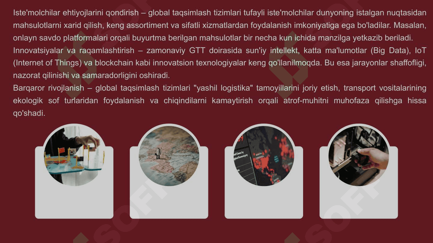Global taqsimlash tizimlari 5