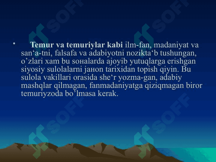 Temur va temuriylar davrida madaniy hayot 3