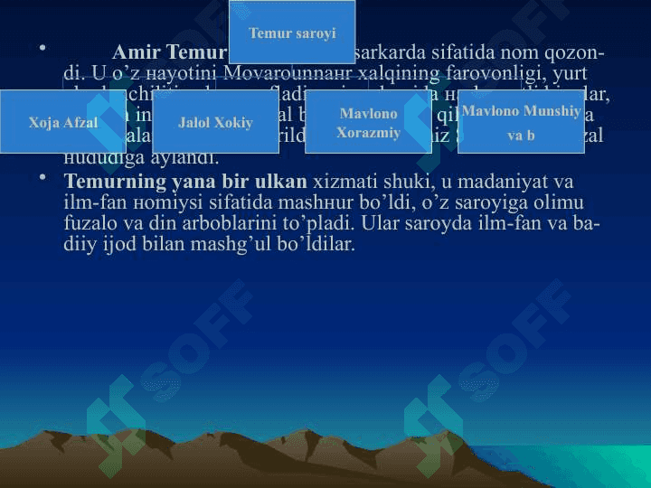 Temur va temuriylar davrida madaniy hayot 5
