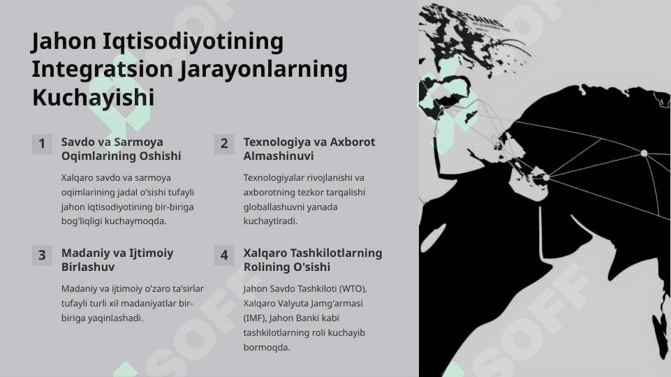 GLOBALLASHUV SHAROITIDA MILLIY IQTSODIYOTLARNING O‘RNI. 4