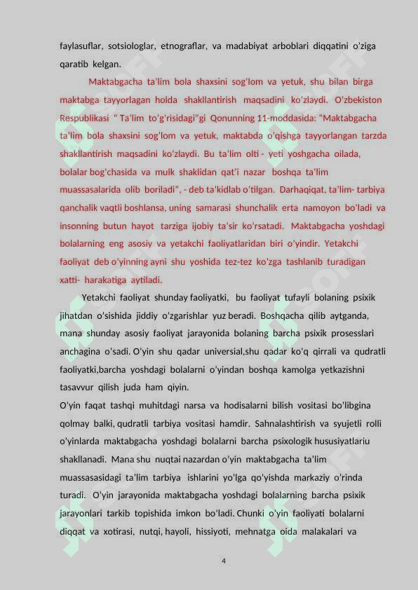 Syujetli-rolli va sahnalashtirish markazida bolalar nutqini o’stirish 4