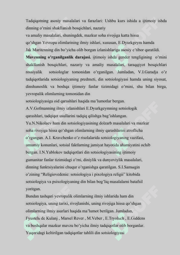 O’ZBEK JAMIYATIDAGI GENDER TENGLIGI RIVOJLANISHI ISTIQBOLLARI 5
