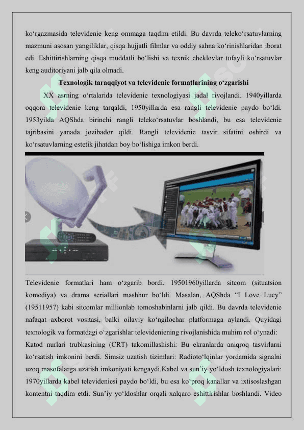 Televidenie – ko‘ngilochar sanoat sifatida 4