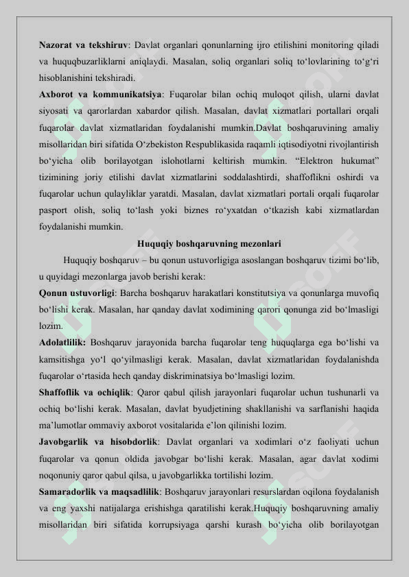 Boshqaruvning nohuquqiy shakllari tushunchasi 25 4