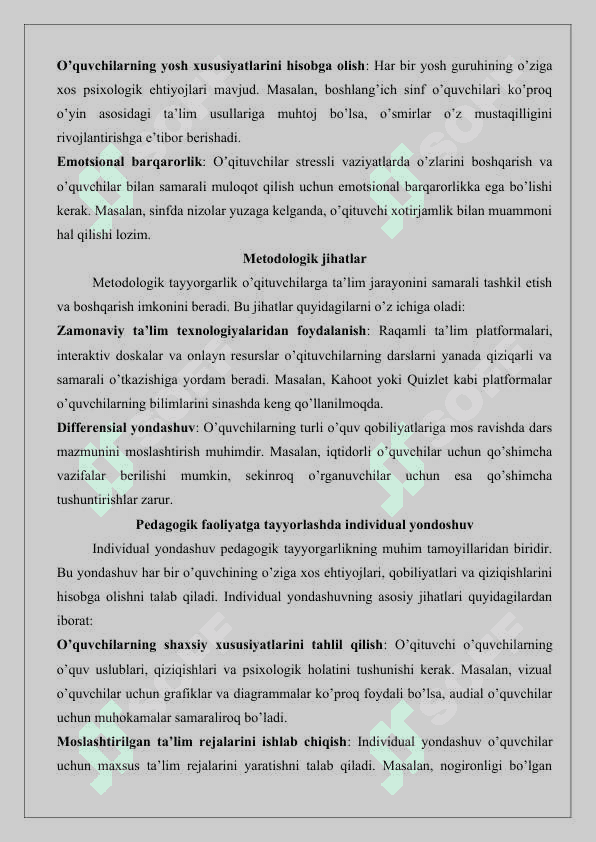 Bo‘lajak o‘qituvchilarni pedagogik faoliyatga tayyorlash modellari va taktikasi.25 5