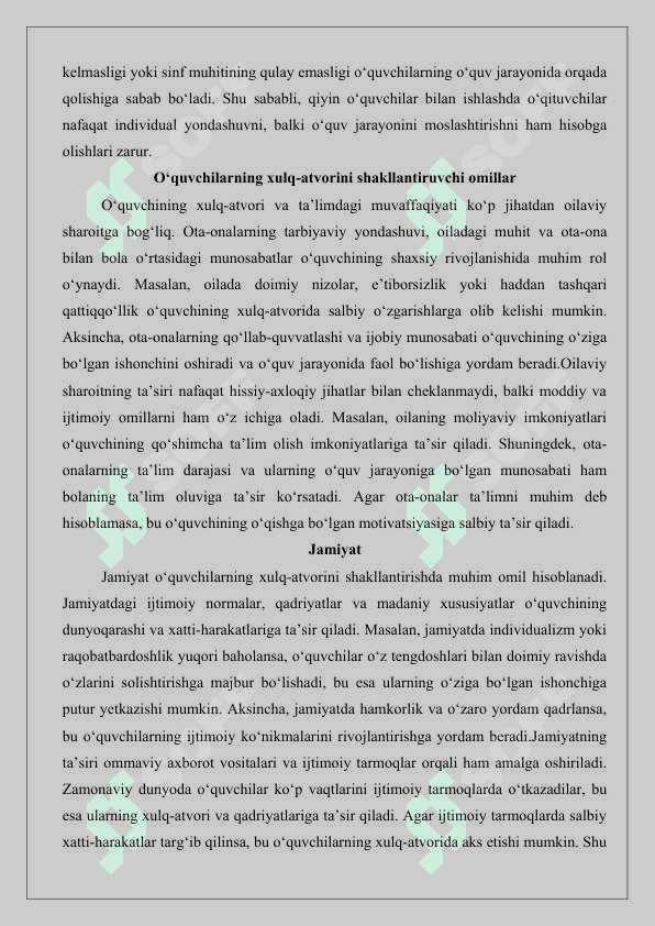 Tarbiyasi “Qiyin” o’quvchilar bilan ishlash usullari 25 4
