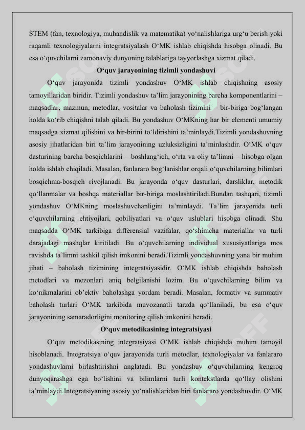 O‘quv-metodik komplekslarni ishlab chiqishning konseptual asoslari 25 6