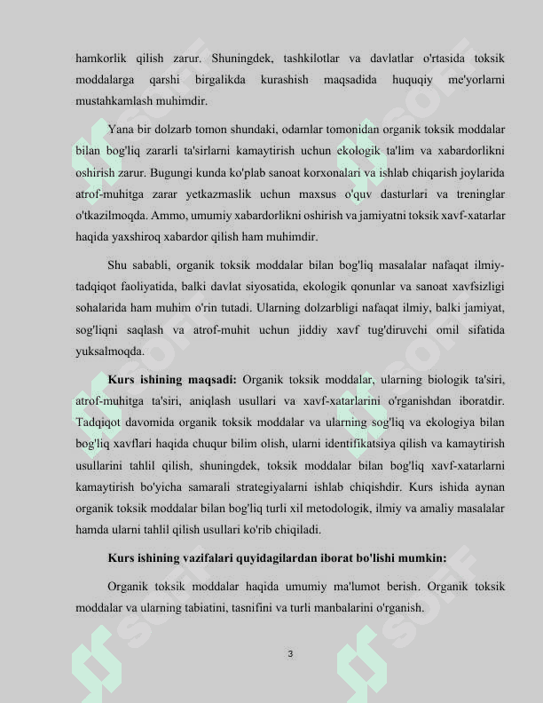Organik toksik moddalar 3