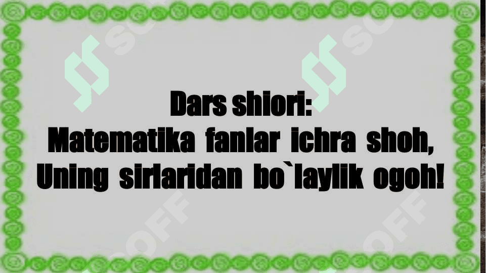 3-sinf Matematika. 3 xonali sonlarni taqqoslash Taqdimot 3