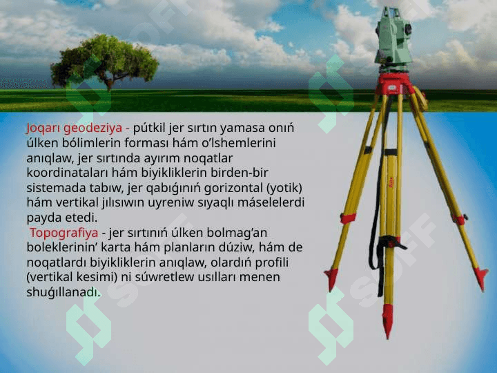 Elektron nivelirlerdin' du'zilisi, tekseriliwi  ha'm onda  o'lshew jumislarin  orinlaw. Nivelir reyka du'zilisin u'yreniw 6