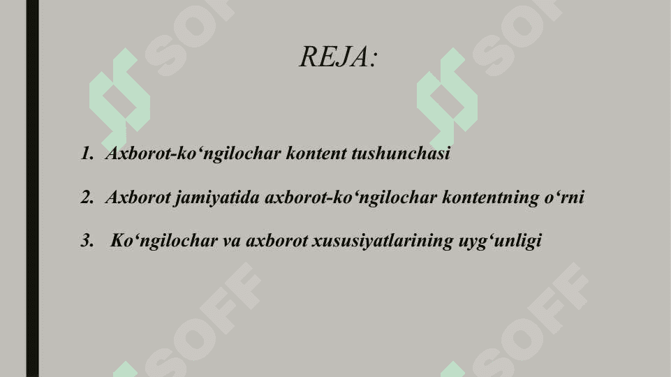 Axborot koʻngilochar kontentining ahamiyati 2