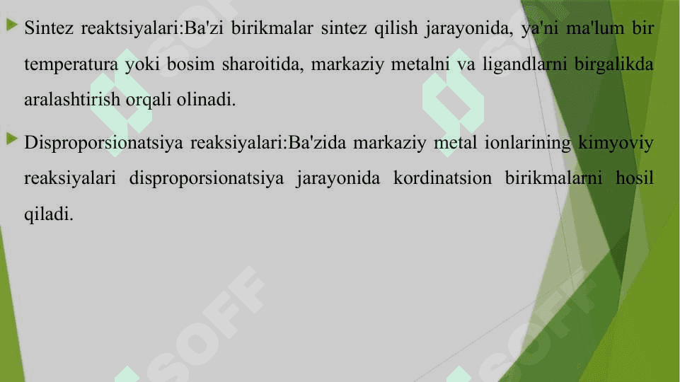 KORDINATSION BIRIKMALARNING OLINISHI VA KIMYOVIY XOSSALARI 5