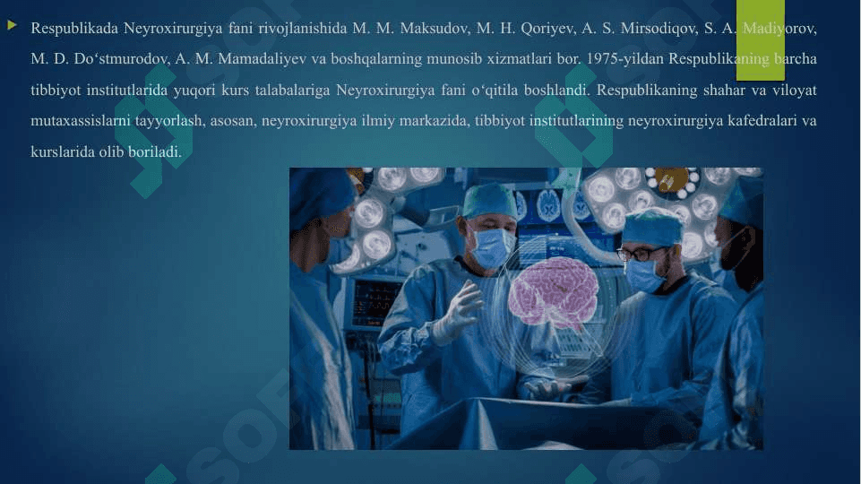NEYROXIRURGIK KASALLIKLARI HAQIDA TUSHUNCHA 5