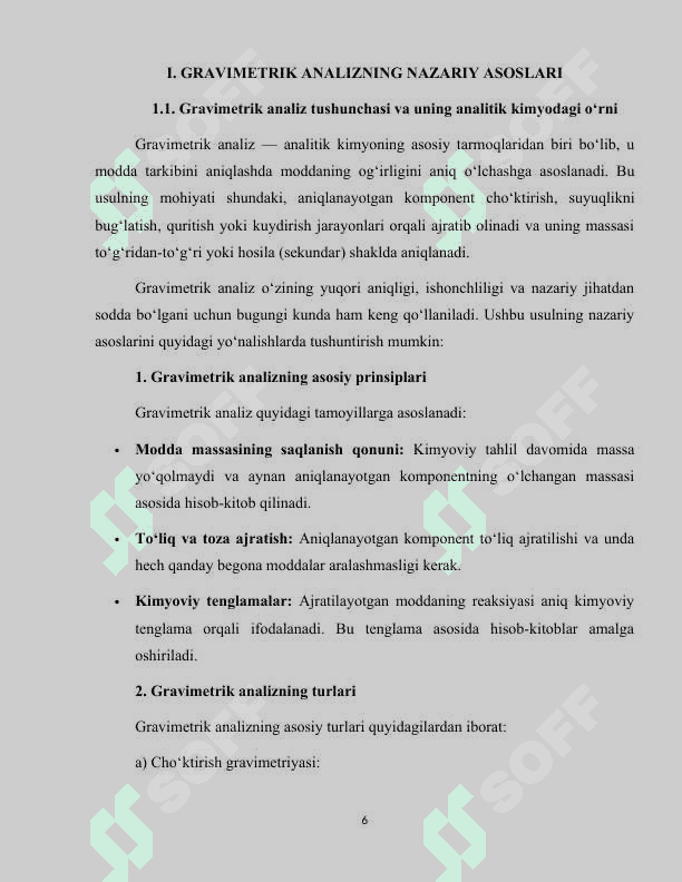 Gravimetrik analiz 6