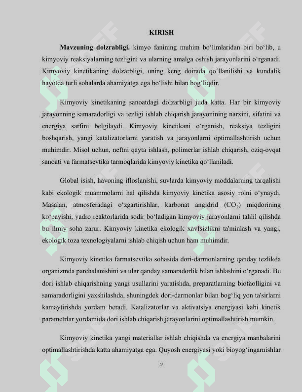 kimyoviy kinetika 2