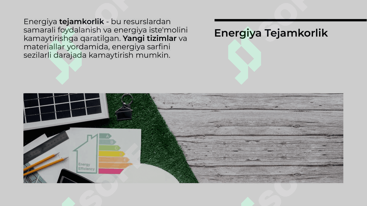 Istiqbolli energiya tejamkor qurilish ashyolari va tizimlari 3