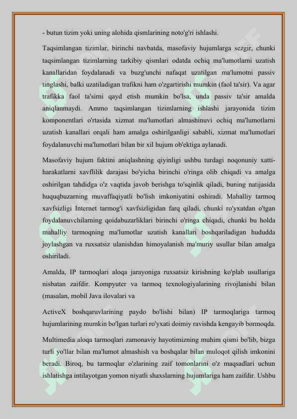 Man-in-the-Middle (MitM) hujumlari va ularning oldini olish. 2