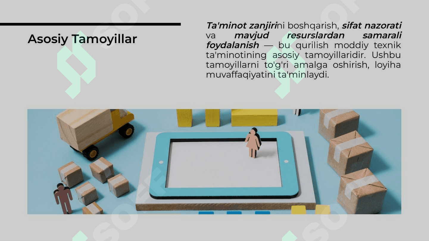 Qurilishning moddiy texnik ta'minotini tashkil etish 3