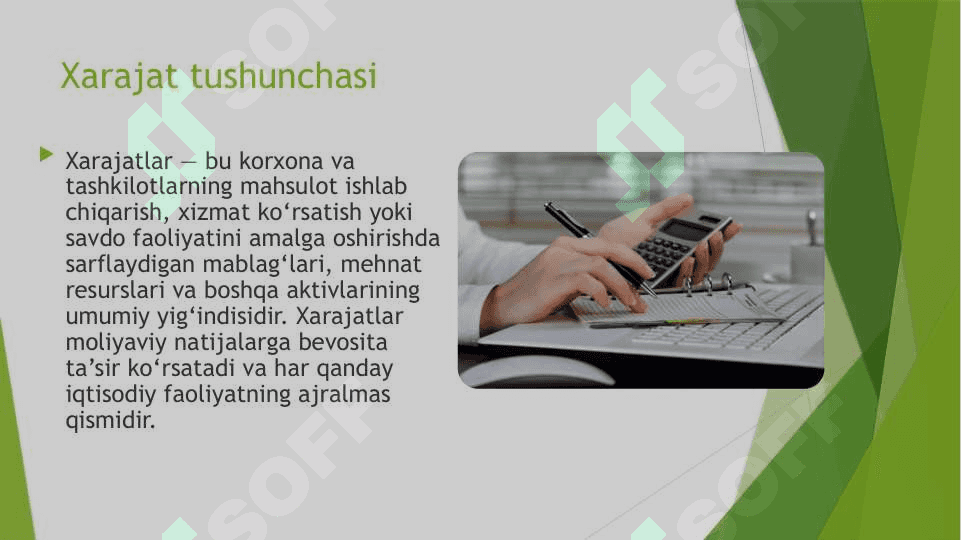 Xarajatlarni taqsimlash usuli 3