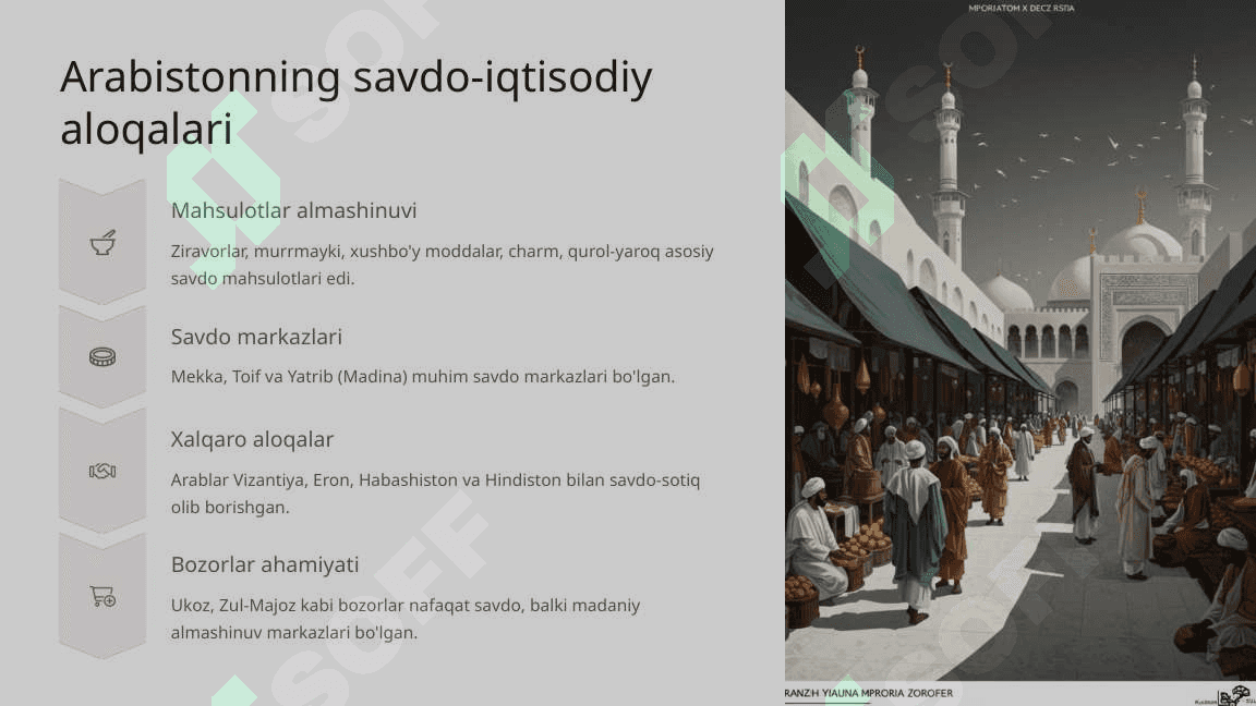Islom dinining paydo bo'lishidagi ijtimoiy-siyosiy va madaniy sharoitlar 8
