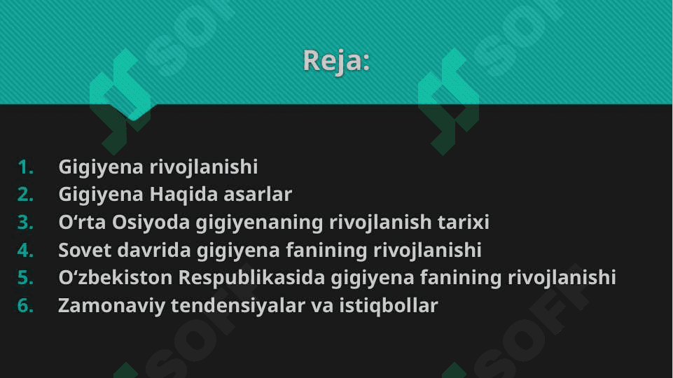 Gigiyenaning rivojlanish tarixi 2