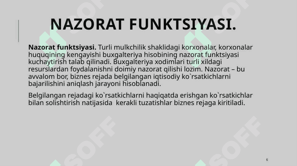 BUXGALTERIYA HISOBI FANINING PREDMETI VA USULLARI 6