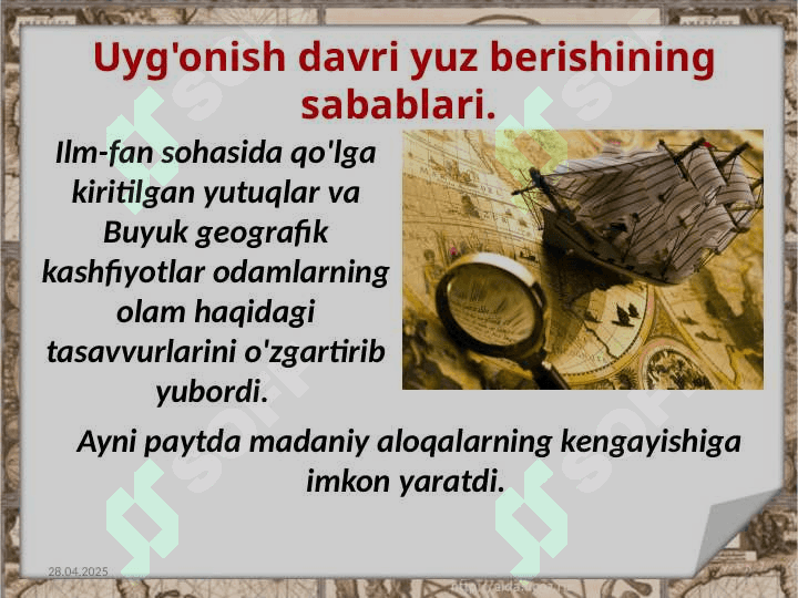 Garbiy yevropada uyg`onish davri madanyati 3