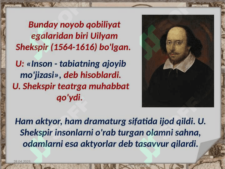 Garbiy yevropada uyg`onish davri madanyati 5