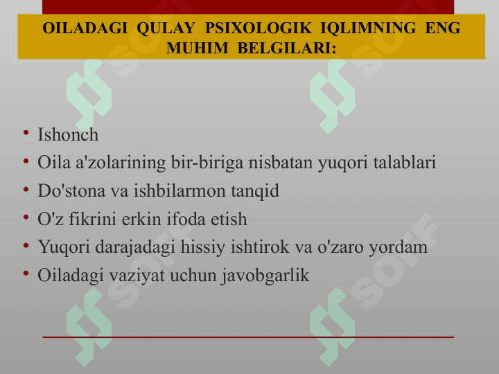 XULQ – ATVORDAGI “SALBIY OG’ISH”LAR TIPOLOGIYaSI VA XULQ OG’ISHINING SHAKLLANISHI 8