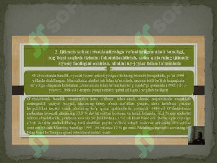 O'zbekistonda ijtimoiy sohada  amalga oshirilayotgan o'zgarishlar 4