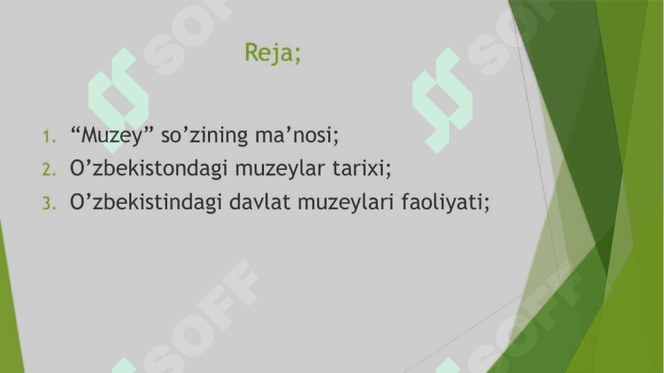 O’zbekistonda muzeylar faoliyati 2