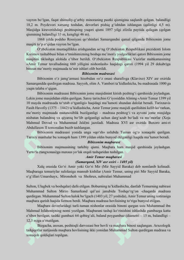 Temuriylar hukmronligi davrida siyosiy, ijtimoiy-iqtisodiy  hayot 5