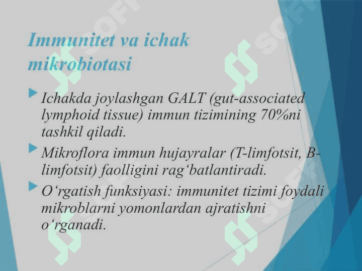 Mavzu: Ichaklar biotsenozi 6