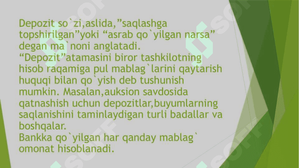 Deposit nima 2