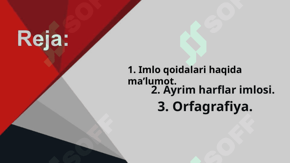 O’zbek tili imlo  qoidalari 2