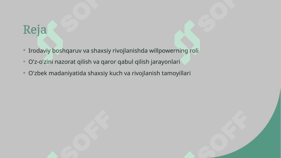 Irodaviy  boshqaruv   va   inson  shahsining  rivojlanishi. 2