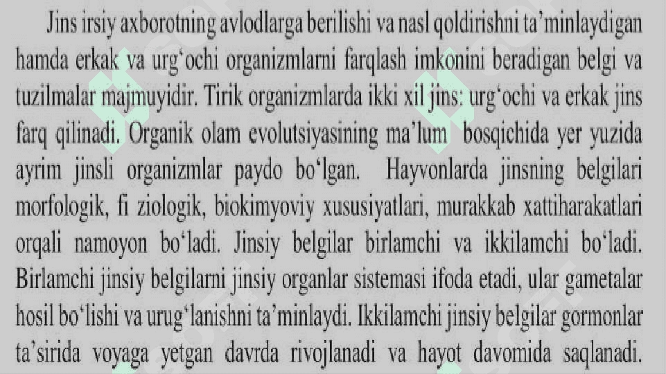 Jins genetikasi 2