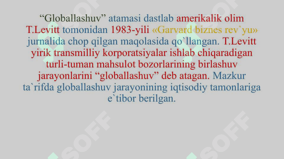 Global jarayonlar va barqaror taraqqiyot 4