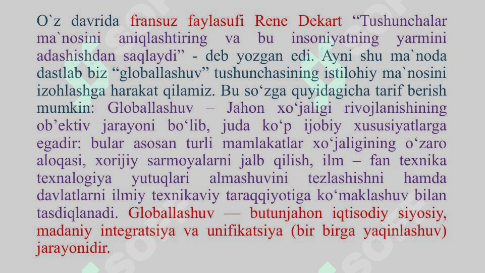 Global jarayonlar va barqaror taraqqiyot 5