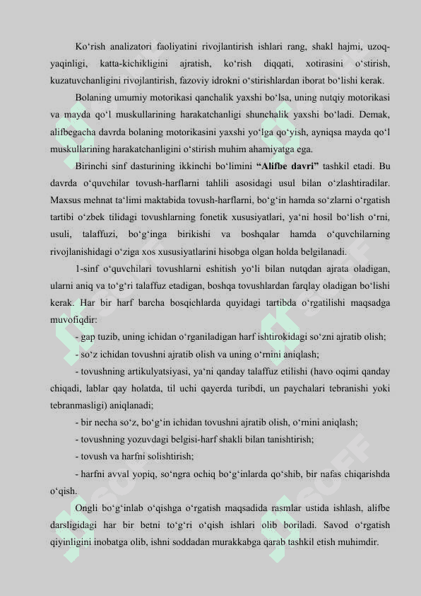 O’quvchilarni savod o’rgatishga tayyorlov (Alifbegacha bo’lgan davr)davrda nutq o’stirish 3