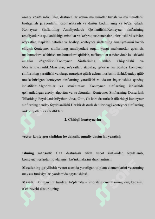 Konteyner sinflar 7