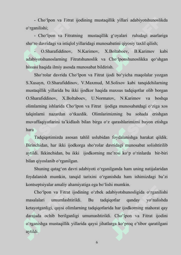Cho'lpon ijodi va mustaqillik davri O'zbek adabiyoti 6