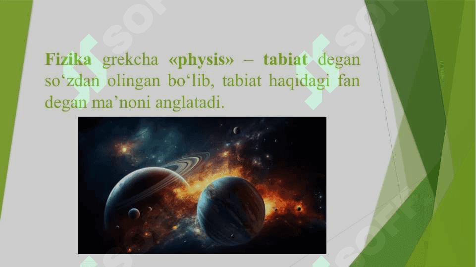 Fanning o‘qitish va maqsadlari. Kinematika asoslari. 5