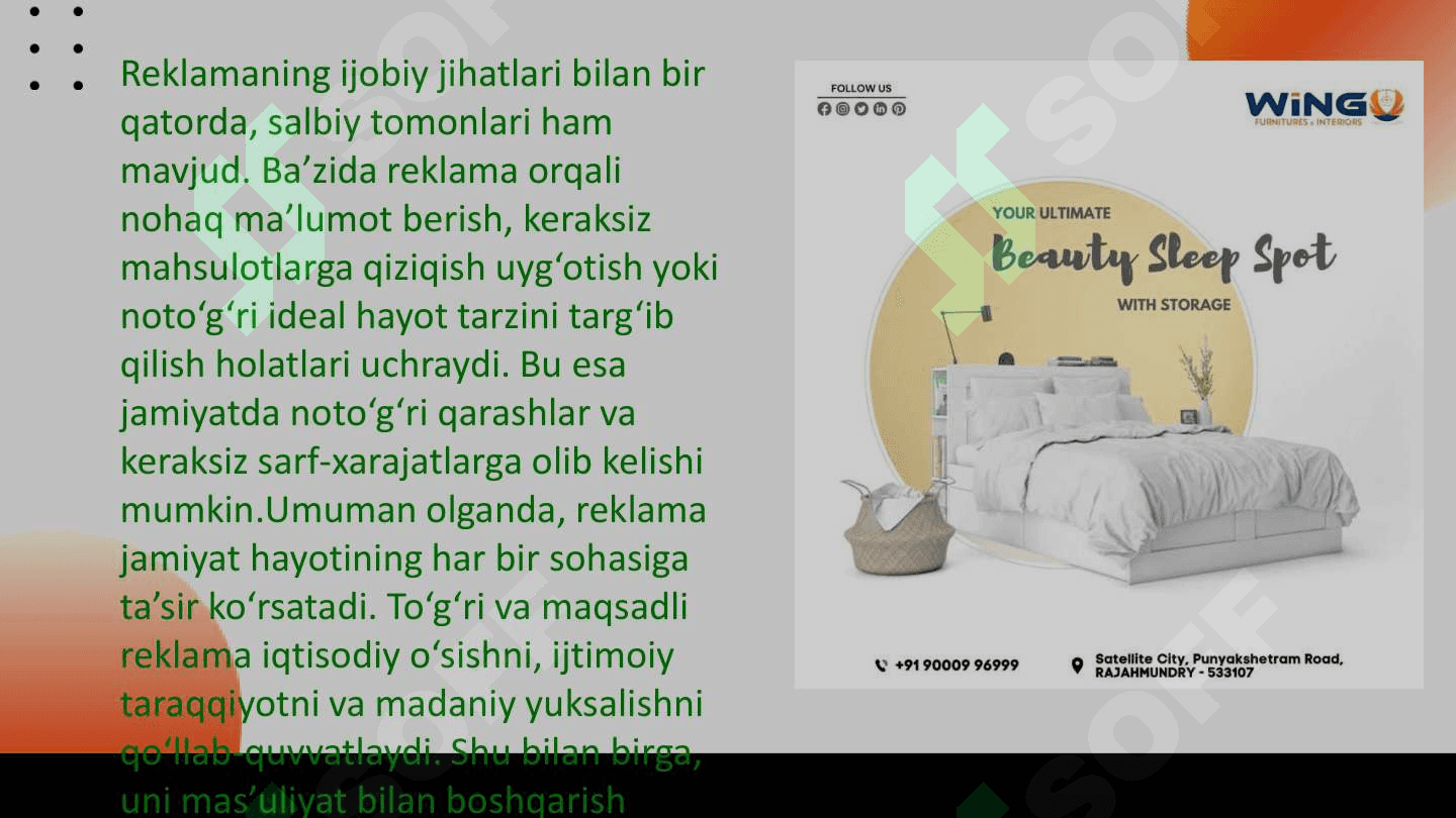 Reklamaning ijtimoiy mazmuni va mohiyati 5