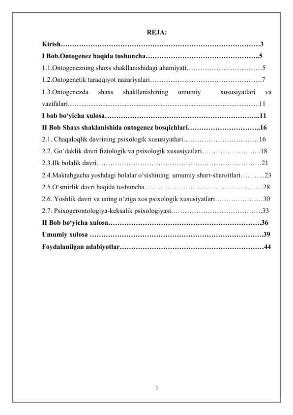Ontogenezda shaxs shakllanishi kurs ishi 45.docx
