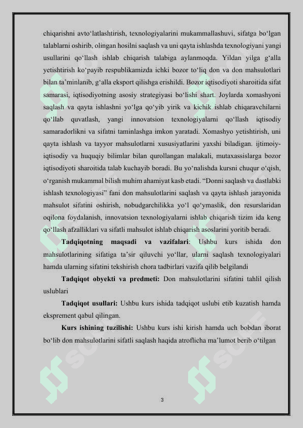 Don mahsulotlari sifatini nazorat qilishning nazariy asoslari 35 kurs ishi.docx 3
