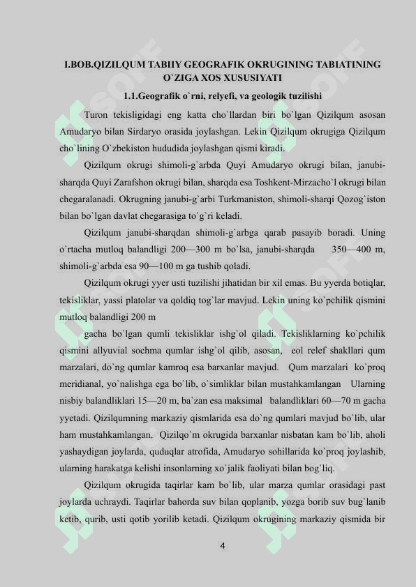 QIZILQUM TABIIY GEOGRAFIK OKRUGI 4